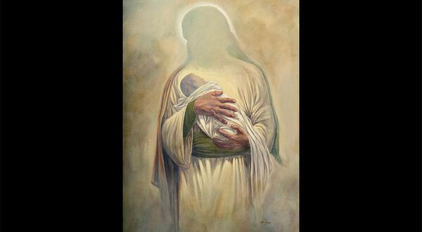 عکس امام حسین نقاشی مسیحی