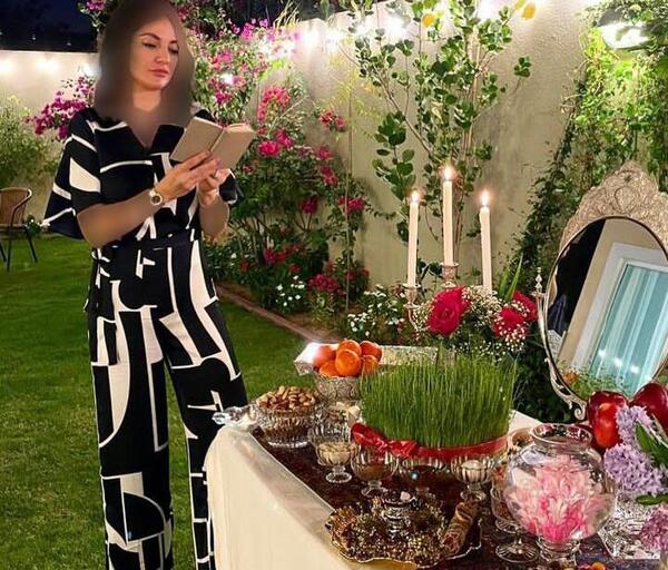 عکس سفره هفت سین بازیگران ایرانی