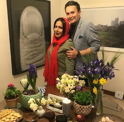 عکس سفره هفت سین بازیگران ایرانی