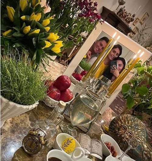 عکس سفره هفت سین بازیگران ایرانی