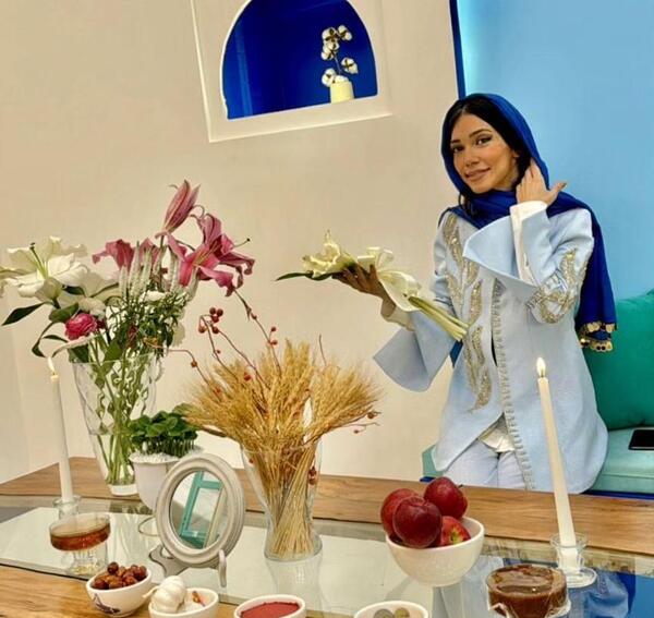 عکس سفره هفت سین بازیگران ایرانی
