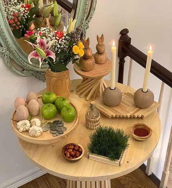 عکس از سفره هفت سین ۱۴۰۳