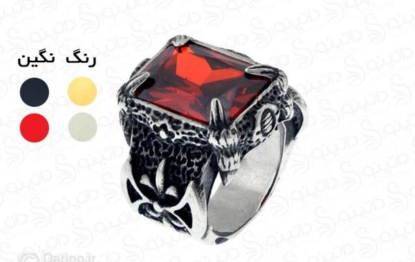 عکس انگشتر سیاه پسرانه