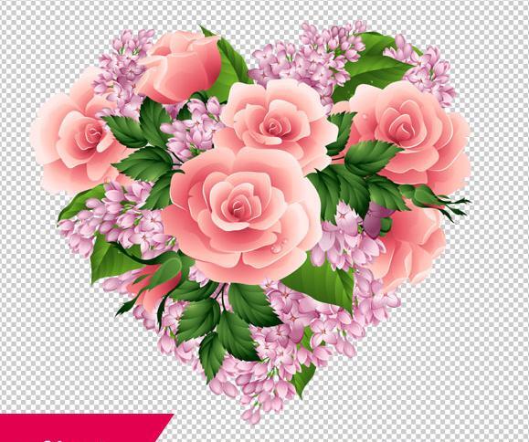 عکس گل قلبی زیبا