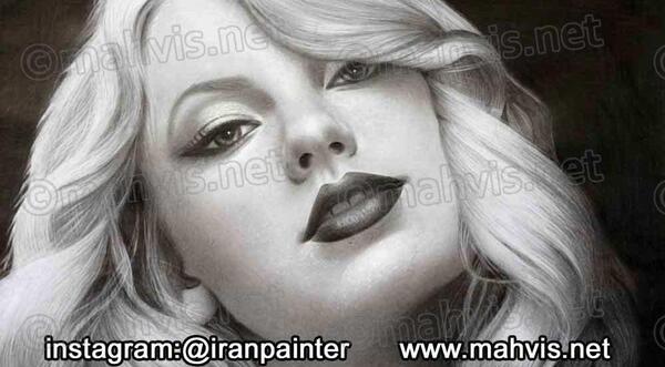 عکس لب برای سیاه قلم