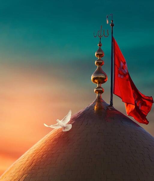 عکس گنبد حرم امام حسین برای پروفایل