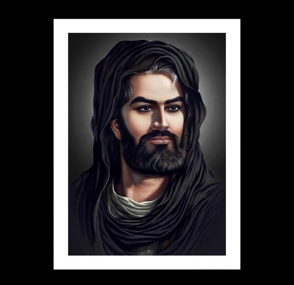 عکس از چهره امام حسین