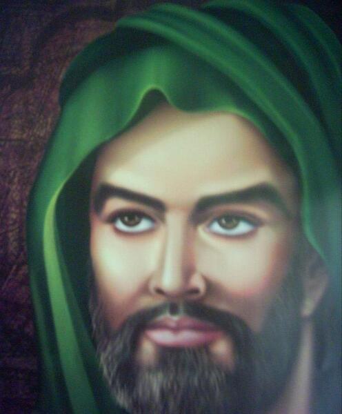 عکس از چهره امام حسین