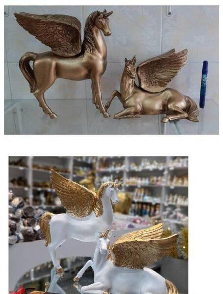 عکس اسب بالدار و شاخدار