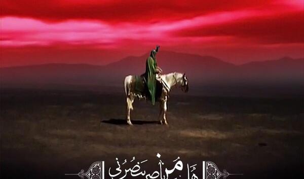 عکس اسب امام حسین و خودش