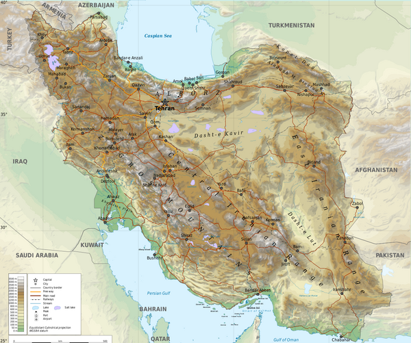 عکس کل ایران از بالا