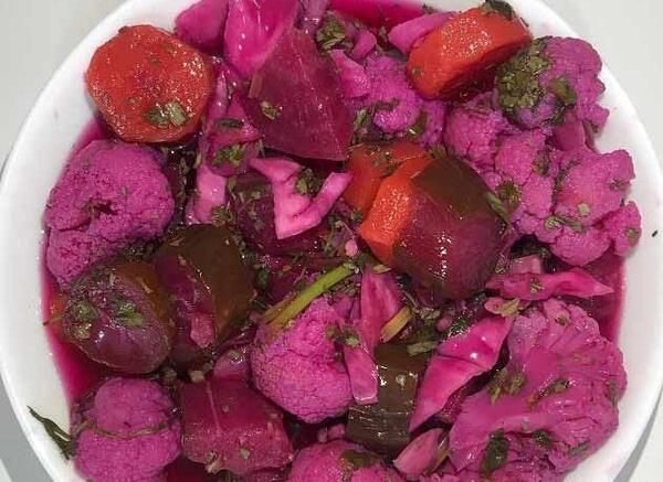 عکس گل کلم بنفش