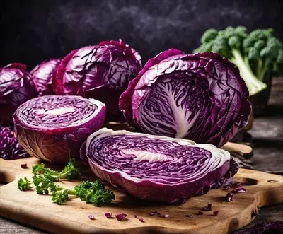 عکس گل کلم بنفش