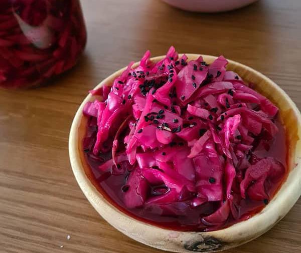 عکس گل کلم بنفش