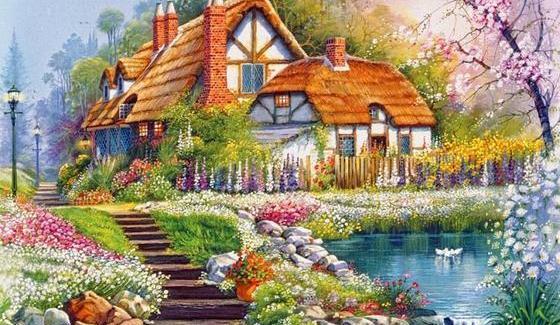 عکس نقاشی طبیعت پاک