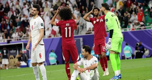 عکس فوتبال ایران و قطر