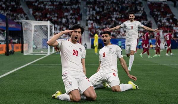عکس فوتبال ایران و قطر