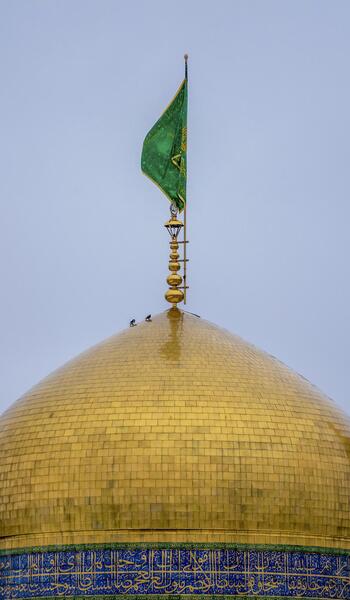 عکس گنبد امام علی با کیفیت بالا