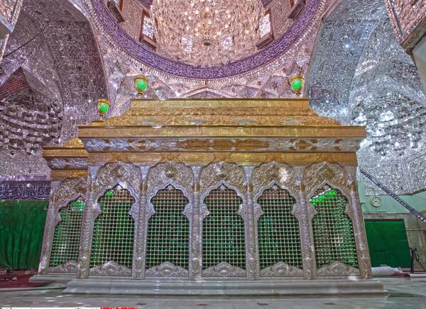 عکس گنبد امام علی با کیفیت بالا