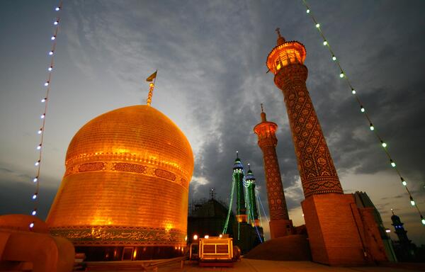 عکس گنبد امام علی با کیفیت بالا