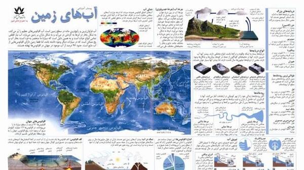 عکس نقشه ی جغرافیایی ایران