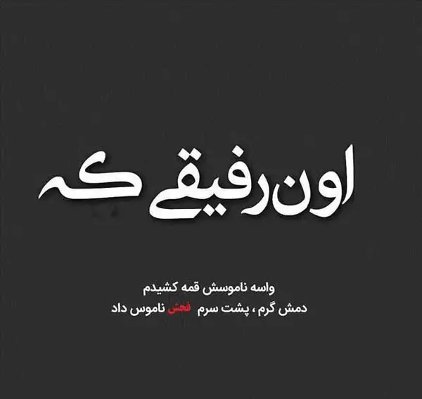 عکس نوشته تیکه دار برای خیانت