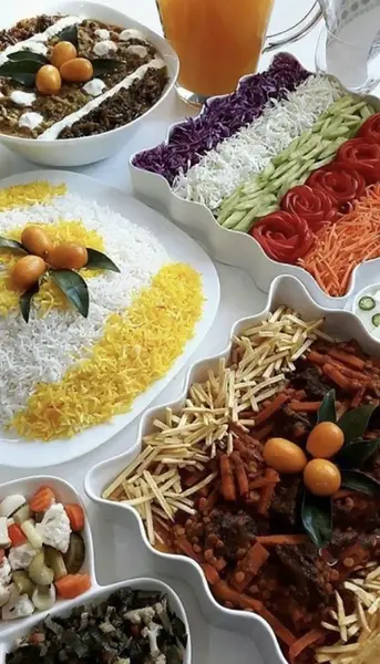 عکس سفره شام ایرانی