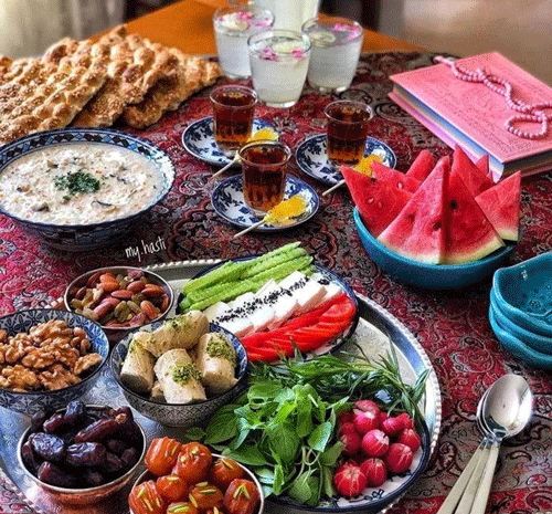 عکس سفره شام ایرانی