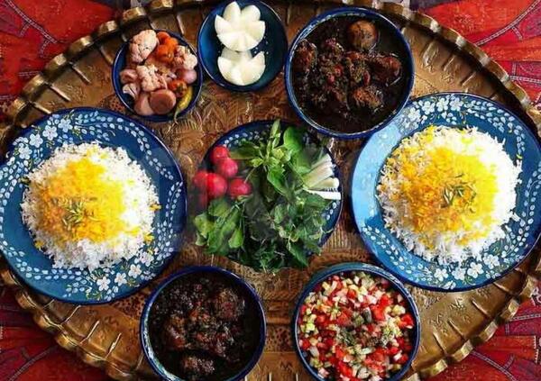 عکس سفره شام ایرانی