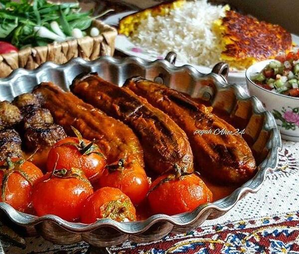 عکس سفره شام ایرانی