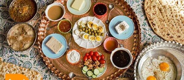 عکس سفره صبحانه ایرانی