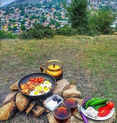 عکس سفره صبحانه ایرانی