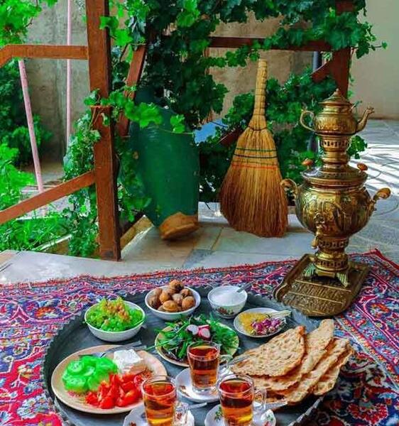 عکس سفره صبحانه ایرانی