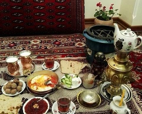 عکس سفره صبحانه ایرانی