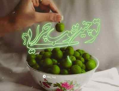 عکس چشاتم گل انارم