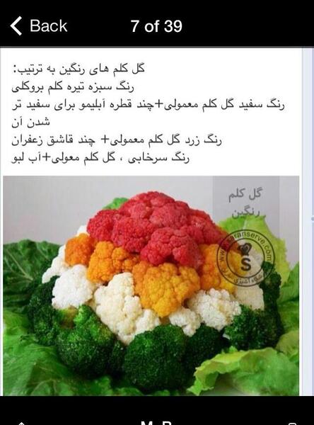 عکس گل کلم رنگی