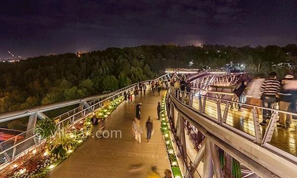 عکس از پل طبیعت تهران