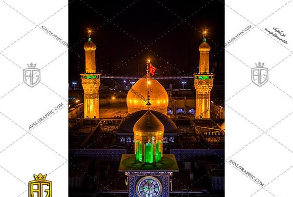 عکس گنبد امام حسین کیفیت بالا