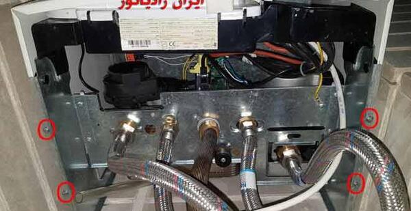 عکس پکیج ایران رادیاتور مدل l24ff