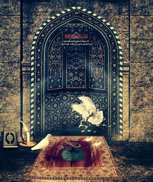 عکس امام علی علیه السلام شهادت