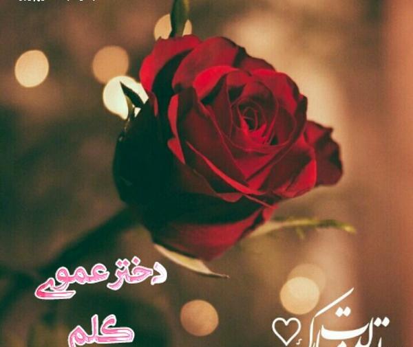 عکس نوشته تولدت مبارک دختر عمو جانم