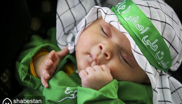 عکس بچه امام حسین علی اصغر