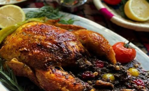 عکس غذای ایرانی با مرغ
