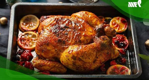 عکس غذای ایرانی با مرغ
