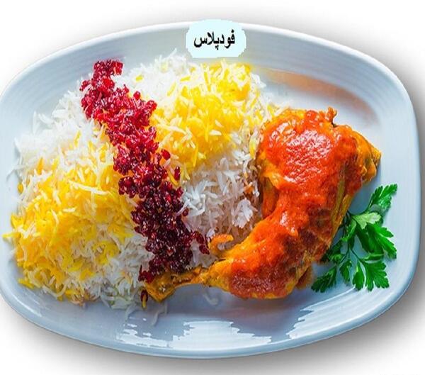 عکس غذای ایرانی با مرغ