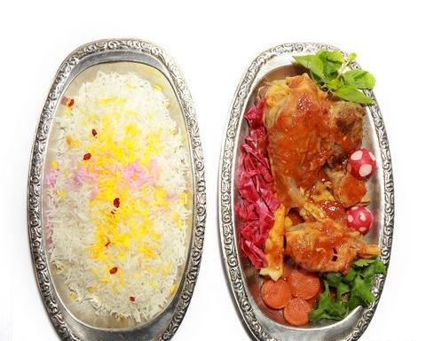 عکس غذای ایرانی با مرغ
