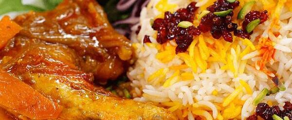 عکس غذای ایرانی با مرغ