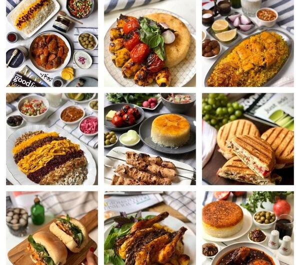 عکس غذای ایرانی با مرغ