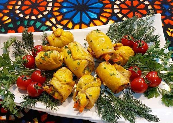عکس غذای ایرانی با مرغ