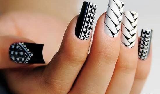 عکس لاک سیاه و سفید